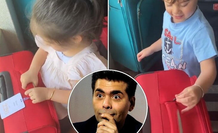 Yash and Ruhi want to take Karan Johar in a bag and take him to the airport, saying,